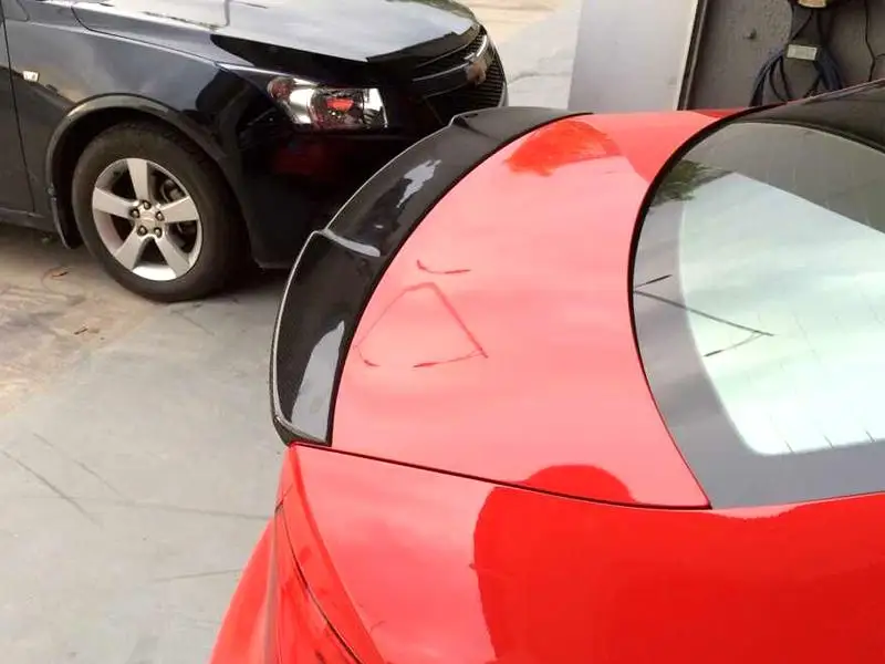 Задний спойлер из настоящего углеродного волокна для Audi A3 8V S3 Sedan 4 двери