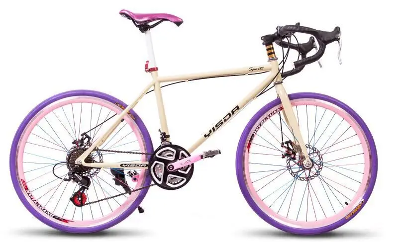 Best New mountain bike disc brake V brake student student cross country racing variable speed damping 4