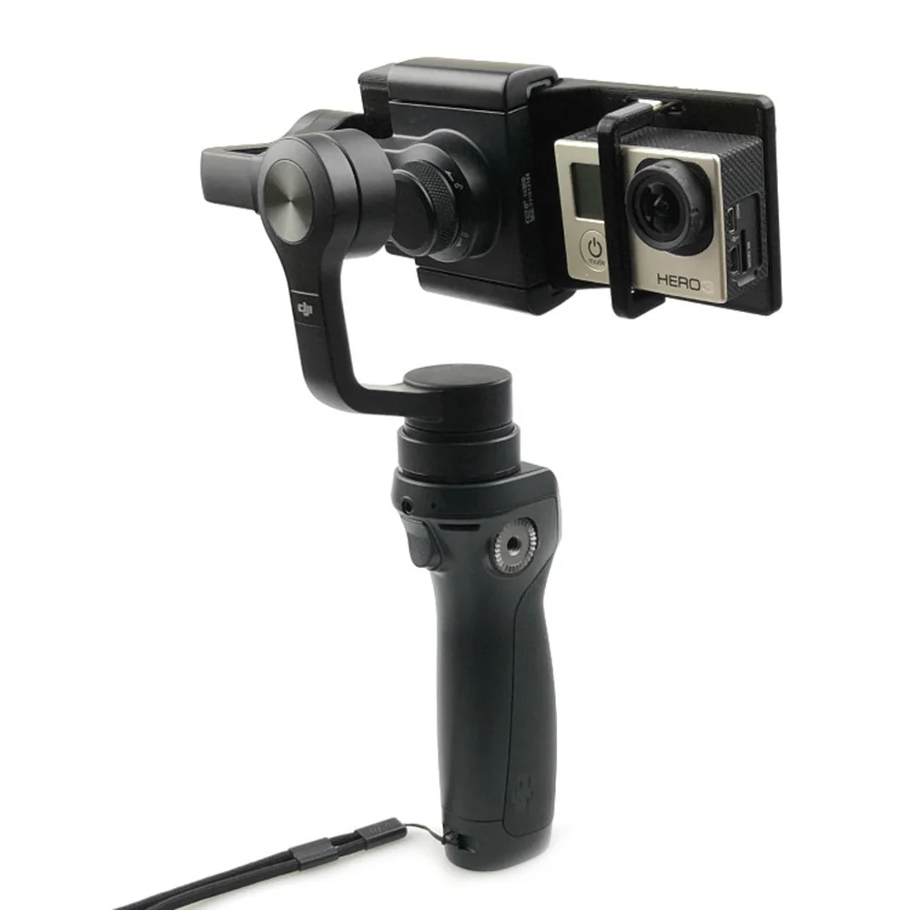

OSMO 3D Mount For GoPro Hero6/5/4/3 xiaomi YI Camera Mounting Adaptor Bracket Fit for OSMO MOBILE 1 2 Stabilizer Gimbal Mount