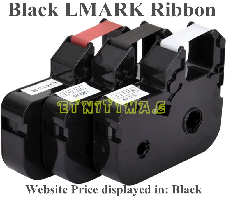 Cable marker ID Printer Ink Ribbon LMARK Black LM 33B For Electronic