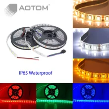 1pc 5M LED strip 5050 Waterproof 300LED DC12V Flexible LED Strip Light RGB Cool White Warm White Blue led ruban luces led tiras