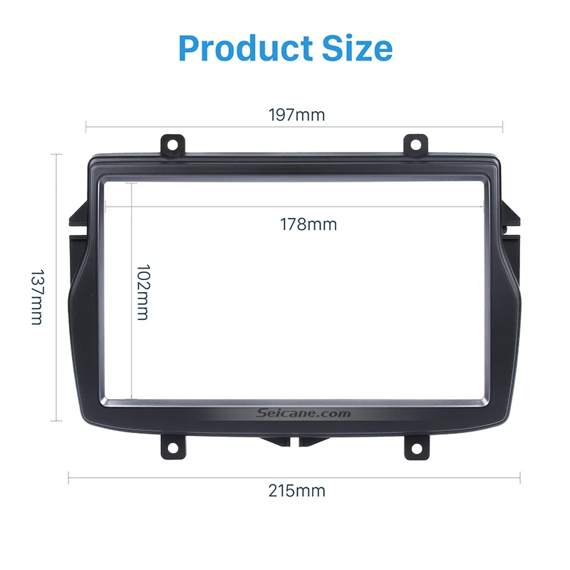 Seicane 2 Дин радио фасции Для Daewoo Royale русский/ЛАДА Веста стерео установка монтируется рамка панель установка