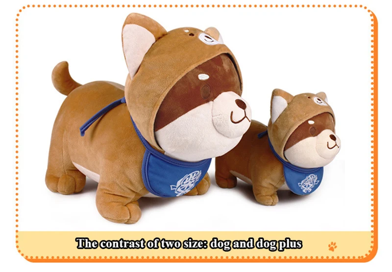 1pcs 26cm Cute Shiba Inu Dog Plush Toy Soft Animals Stuffed Dog Doll Toys for Children Birthday Christmas Gift (6)
