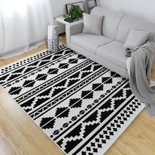 WINLIFE современные коврики для чайного стола, геометрические коврики, полосатые коврики для комнаты, большие Противоскользящие коврики для спальни