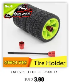 GWOLVES 4PC Rubber Tire Mounting Glue Bands Diameter 85mm For RC parts 1/8 Buggy 1/10 Short Course Truck Accessories Tools