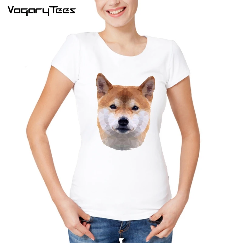 Shiba Inu футболка для женщин короткий рукав милая собака Dab Dance футболка Даббинг хип-хоп поза футболка harakuju дизайн топы тройники - Цвет: 2120