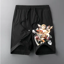 Летние известные мужские шорты с принтами повседневные дышащие прямые шорты Карго удобные мужские шорты 4 цвета Короткие 510