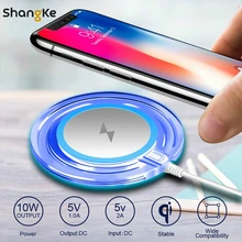 

Qi Wireless Charger For Samsung Galaxy S8 S8 Plus Fashion Charging Dock Cradle Pad Charger For iphone X XS XR 8 / 8 Plus phone