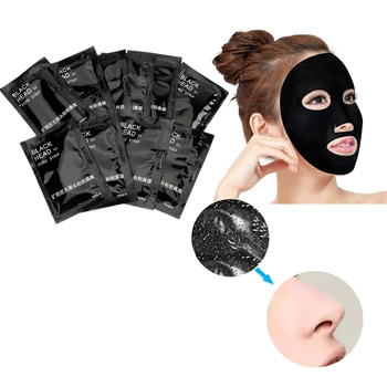 

DISAAR Facial Black Mask Face Care Nose Acne Blackhead Remover Minerals Pore Cleanser Mask Black Head Strip Maquiagem