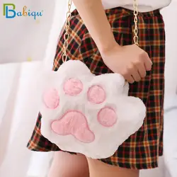 Babiqu 1 шт. 25 см Kawaii Teddy Bear Paw плюшевый рюкзак Peluche куклы мягкие игрушки мультфильм Детский подарок детские игрушки для для девочек