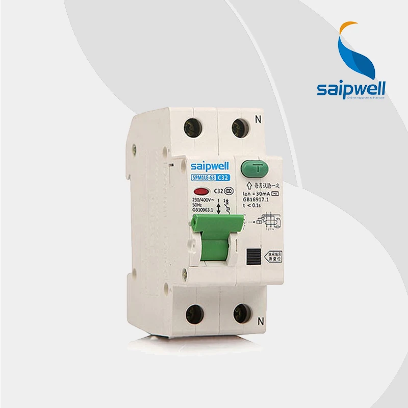 32A 230V 1 Poles Green Color Miniature Circuit Breaker /Small Leakage