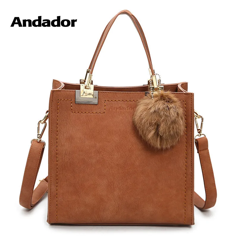 New fashion pu women shoulder bag hair ball female handbag large capacity women's handbags high quality casual ladies bags 2019 New fashion pu women shoulder bag hair ball female handbag large capacity women's handbags high quality casual ladies bags 2019