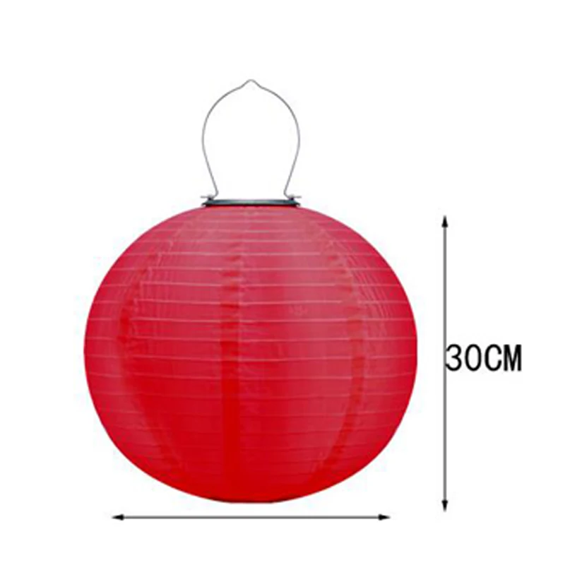 30CM Garden Solar Lights Outdoor Waterproof String Lights Chinese Hanging Lantern Fairy Lamp Festival Lanterns Landscape Lighting (8)