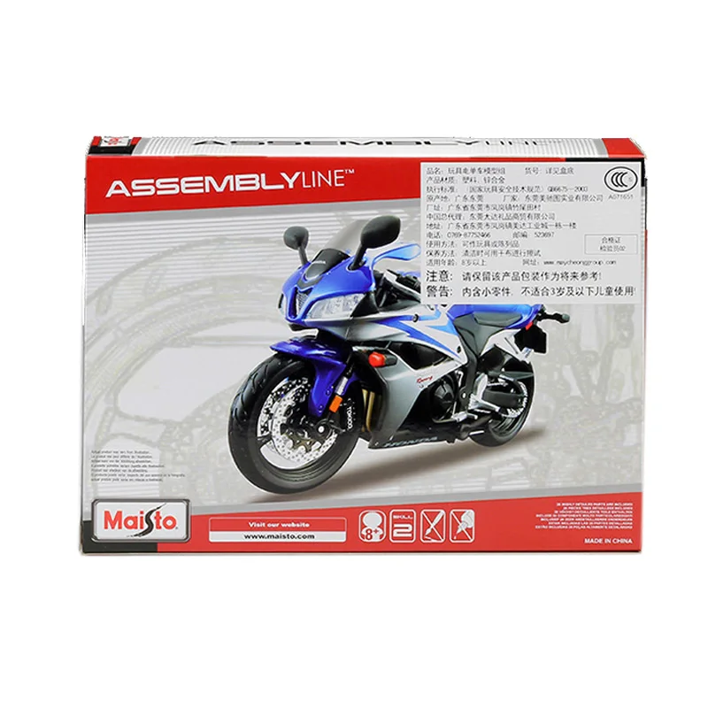 Maisto 1:12 игрушки для мотоциклов CBR600RR моделирование двигателя автомобиля DIY Модели Строительные наборы детские игрушки