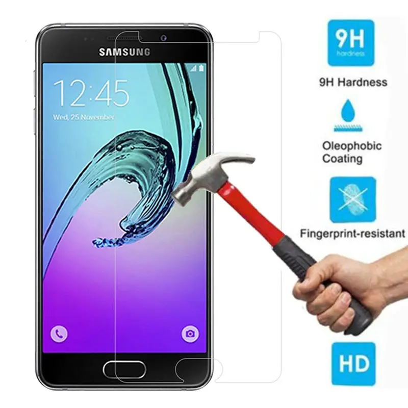Закаленное стекло для Samsung Galaxy A5 2017 защита экрана 2 5 9h Защитная пленка A 7 A520S
