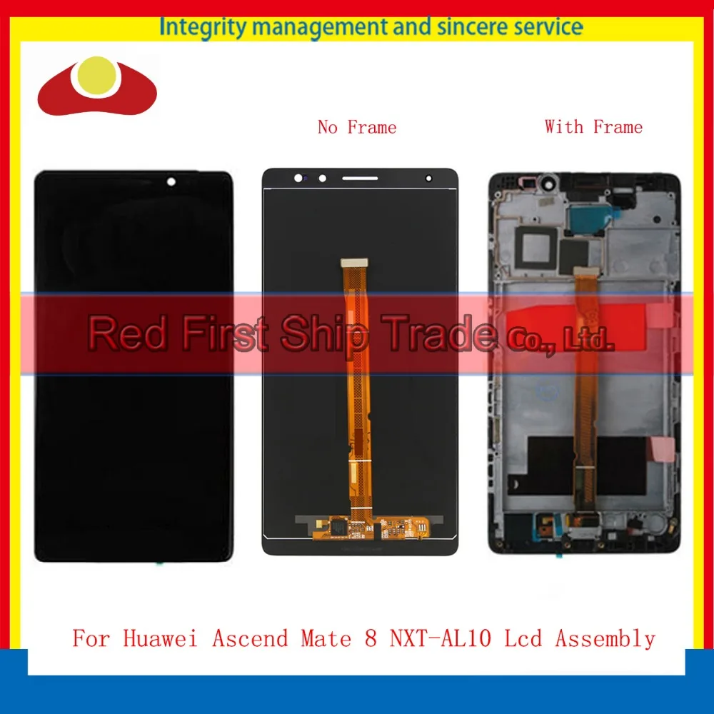 

High Quality 6.0" For Huawei Ascend Mate 8 NXT-AL10 NXT-L29 Full Lcd Display Touch Screen Digitizer Assembly Complete With Frame