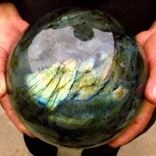 Xd j00128 ААА ПРИРОДНЫЙ Лабрадорит Кварцевый Сфера BALL Исцеление