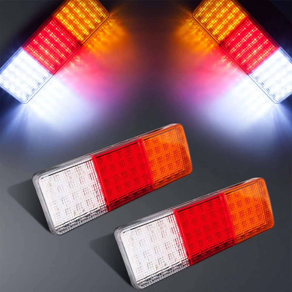 castaleca 2X Car truck trailer 75 LED Rear Tail Light brake Parking Turn Taillights Indicator Lamp Reverse applications castaleca 2X Car truck trailer 75 LED Rear Tail Light brake Parking Turn Taillights Indicator Lamp Reverse applications
