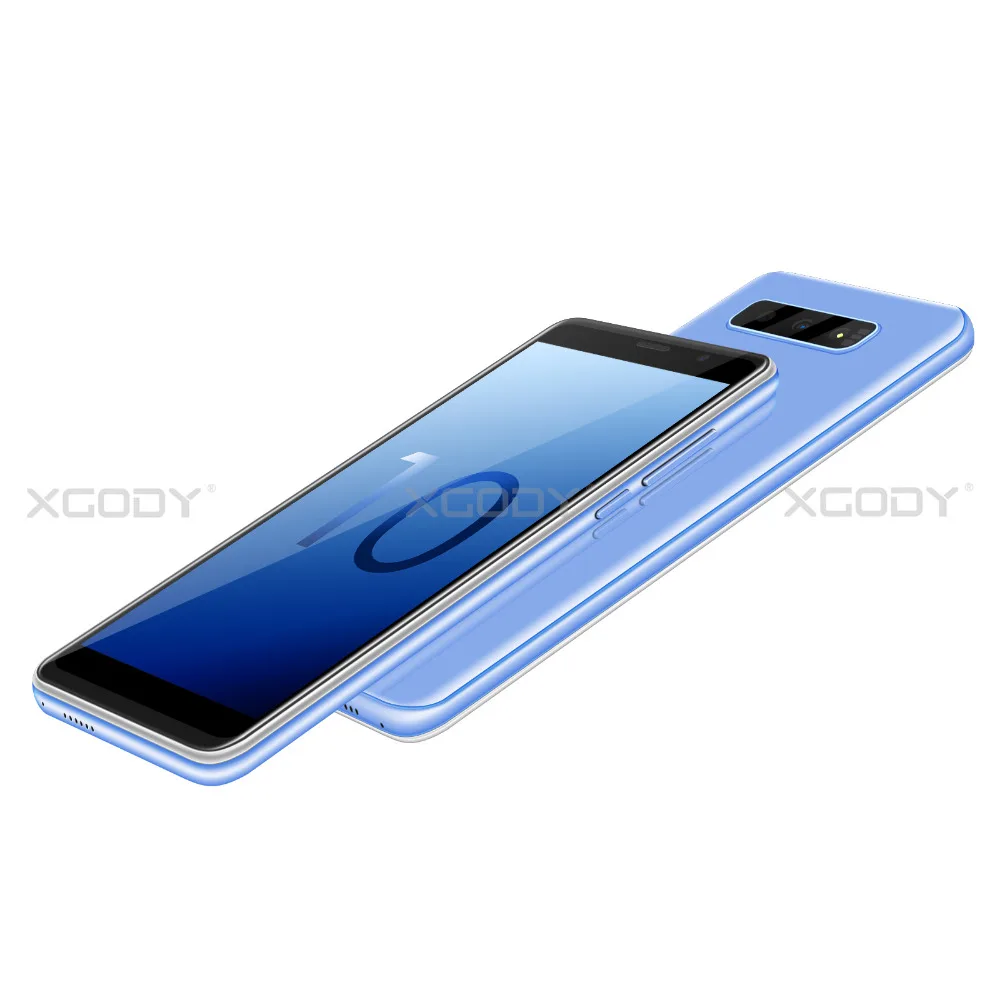 XGODY S10 мобильный телефон с 5 дюймовым 18:9 ОЗУ 2 Гб ПЗУ 16 MT6580 четырехъядерный двойной