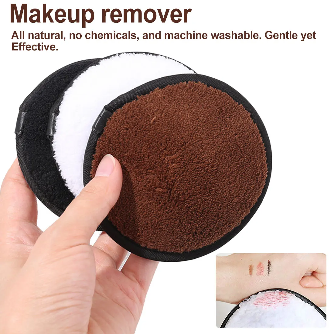 Многоразовые очищающие тканевые подушечки 1 шт. мягкие микрофибры для снятия макияжа полотенце для лица средство для очищения лица Инструменты для ухода за кожей лица