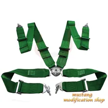 

universal quick release 3 inches 4 point Car seat belt emniyet kemeri Black red green gordel verlenger