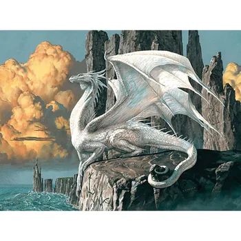 

Flying Dragon Diamond Embroidery Crystal Diamond Rhinestones Diamond Painting Cross Stitch Decor Picture