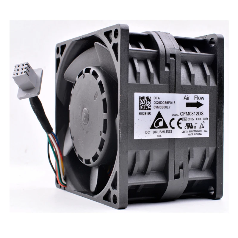 

GFM0812DS 8cm 8056 12V 4.80A DQ5DC88P015 Server Cooling Fan