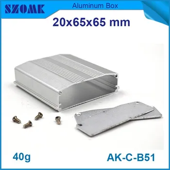 

Aluminum box for diy best seller 4 pcs/lot aluminum shell in silver color good looking nice surface fit PCB size :16x54.6 mm