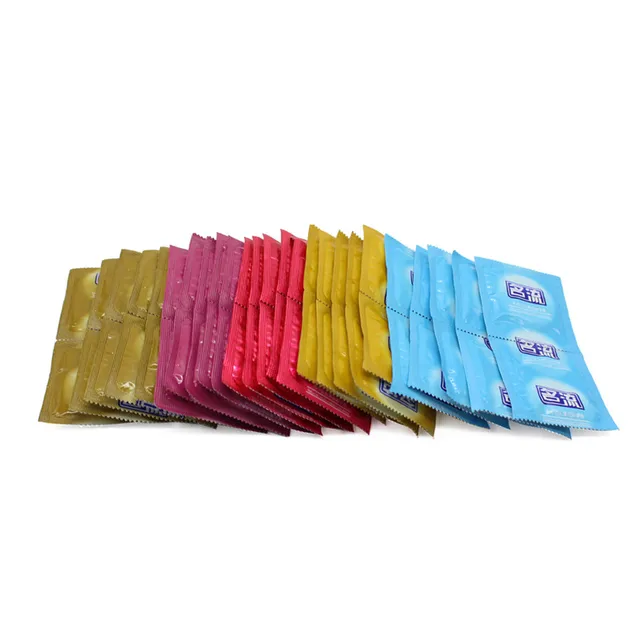 Good Quality 50 Pieces Natural Latex Bulk Condoms For Couples Adult Sex Product Better Sex Toys