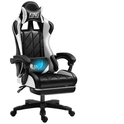 Игровой стул домашний регулируемый по высоте компьютерный офисный стул Cadeira Gamer Silla Oficina Reclining Silla Gamer Sillas Chaise - Цвет: B3  with footrest