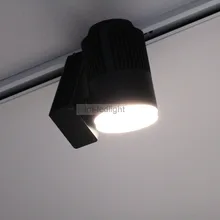 3 провода черный Трековый светильник системы 20 Вт рельсы следа лампа Теплый/день/холодный белый 3000 K 4000 K 6000 K led свет 10 шт