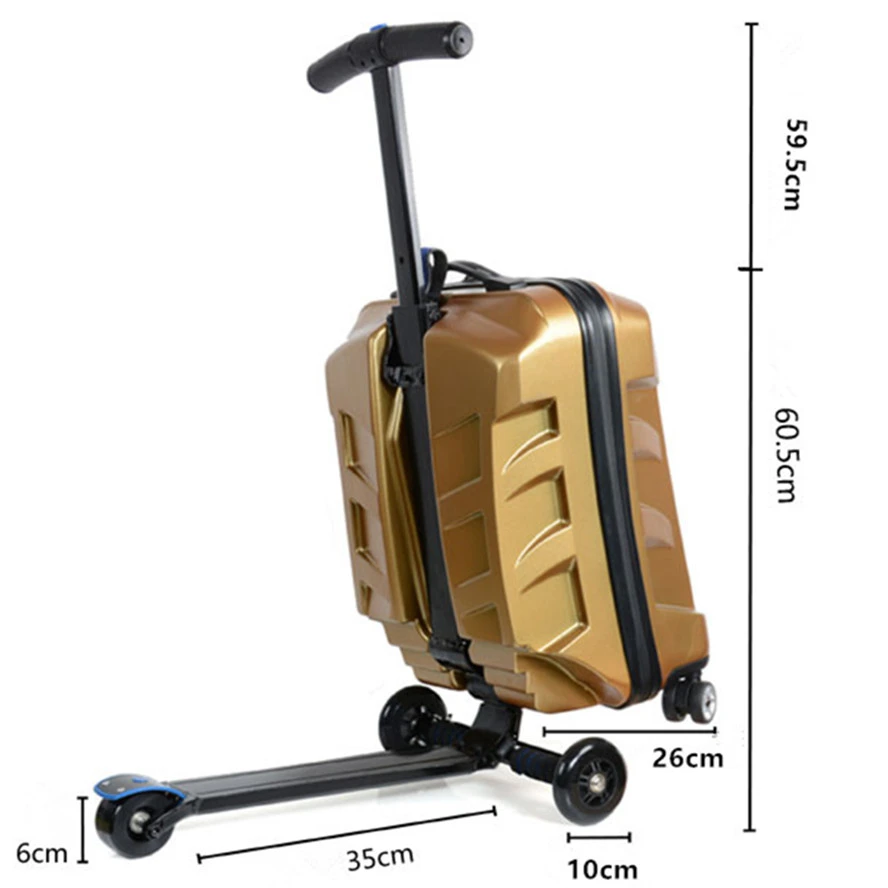 Valises à roulettes de 21 pouces pour hommes, valise de voyage pour  étudiants, sac de Skateboard, de Style britannique | AliExpress