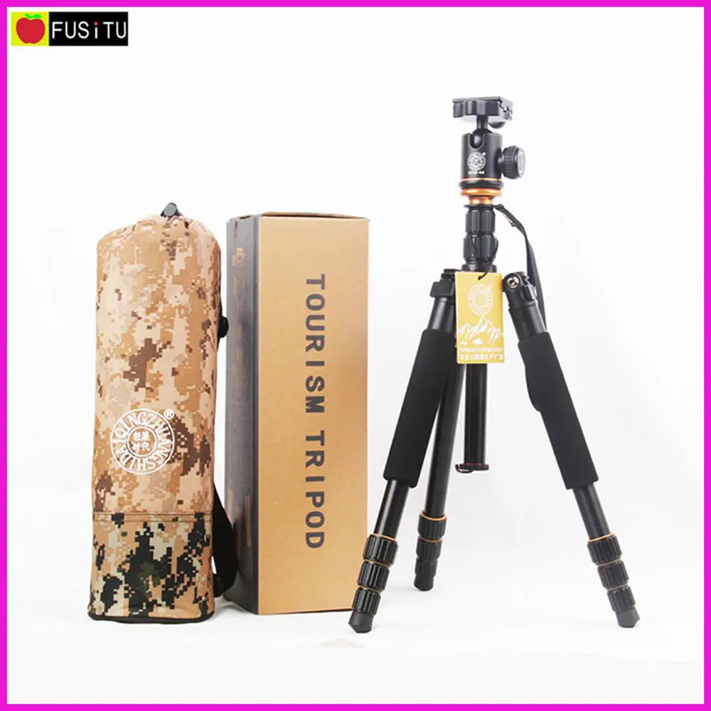 

Upgrade QZSD Q999S Professional Portable Camera Video Tripod SLR Camera Fluid Head Tripod