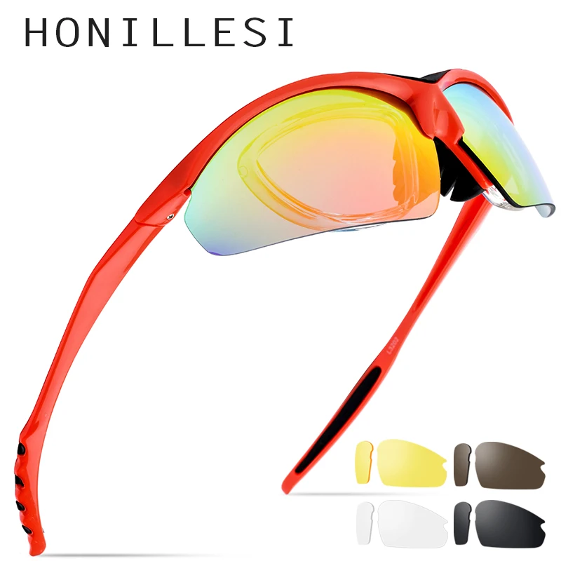 

TR90 Polarized Sports Men Sunglasses High Quality Sun Glasses 2019 Fishing Driving Myopia Prescription Goggles Shades 5 Lens