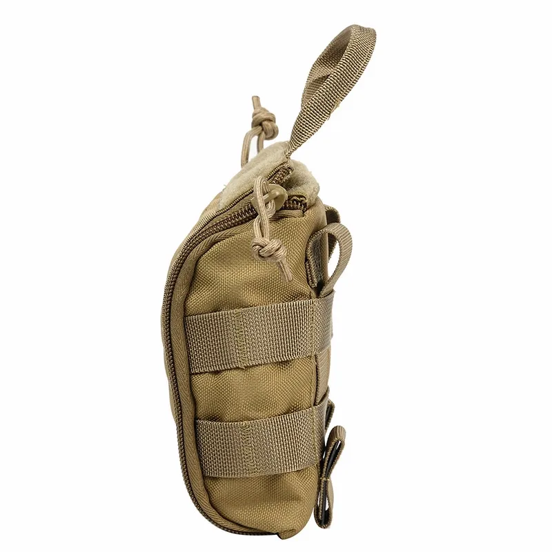 1000D Molle Sports Pouch Hunting Waist Bag Pack Tactical Military EDC Utility Tool Bag Medical First Aid Pouch Survival Gear