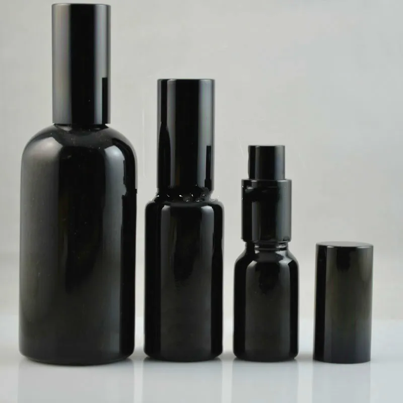 10ML15ML30ML50ML100ML пустая черная стеклянная флакон спрей для духов элегантная бутылка