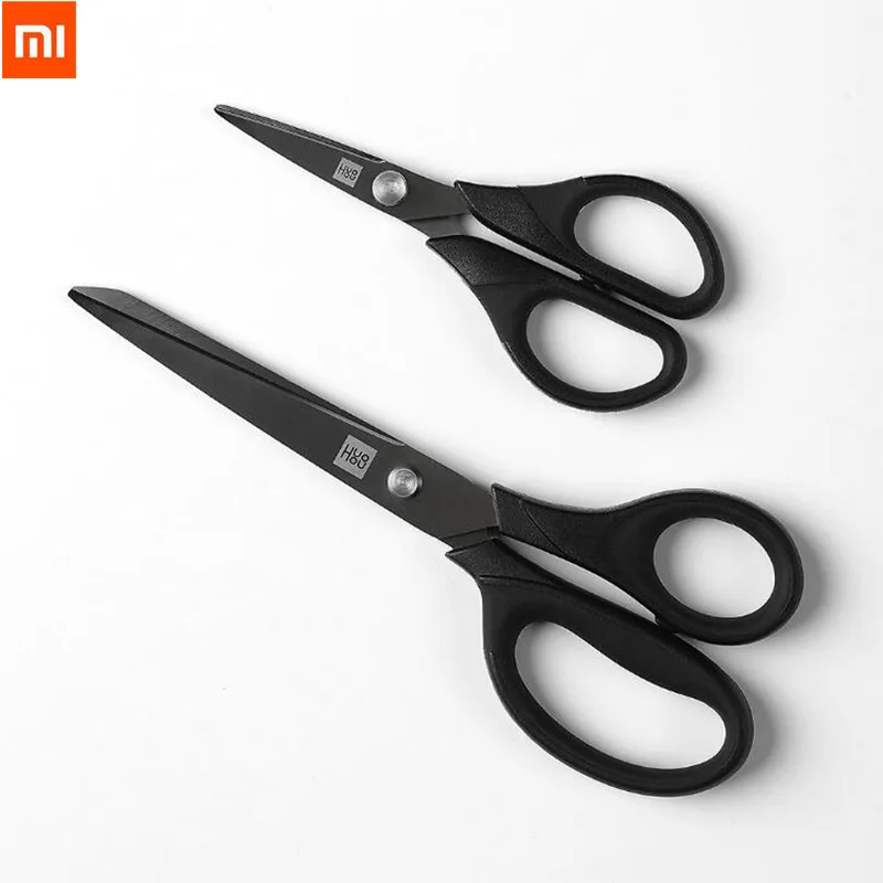 Xiaomi huohou 2 шт титановые ножницы черные острые наборы Нескользящие инструменты для защиты от коррозии комплект