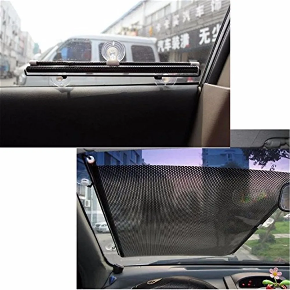 Auto Retractable Side Window Car Curtain Shade Windshield Sunshade Shield Visor