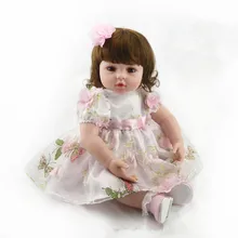 22 inch Fashion Silicone Reborn Baby Dolls Sleeping Babies Real Vinyl Belly 55cm Toys for Children Juguetes Brinquedos Gifts
