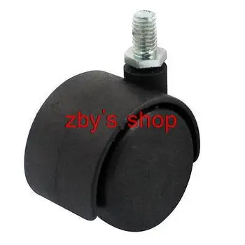 

40mm Double Wheel 8mm Threaded Swivel Caster for Office Chair