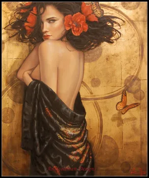 

Embroidery Counted Cross Stitch Kits Needlework - Crafts 14 ct DMC Color DIY Arts Handmade Decor - Venus