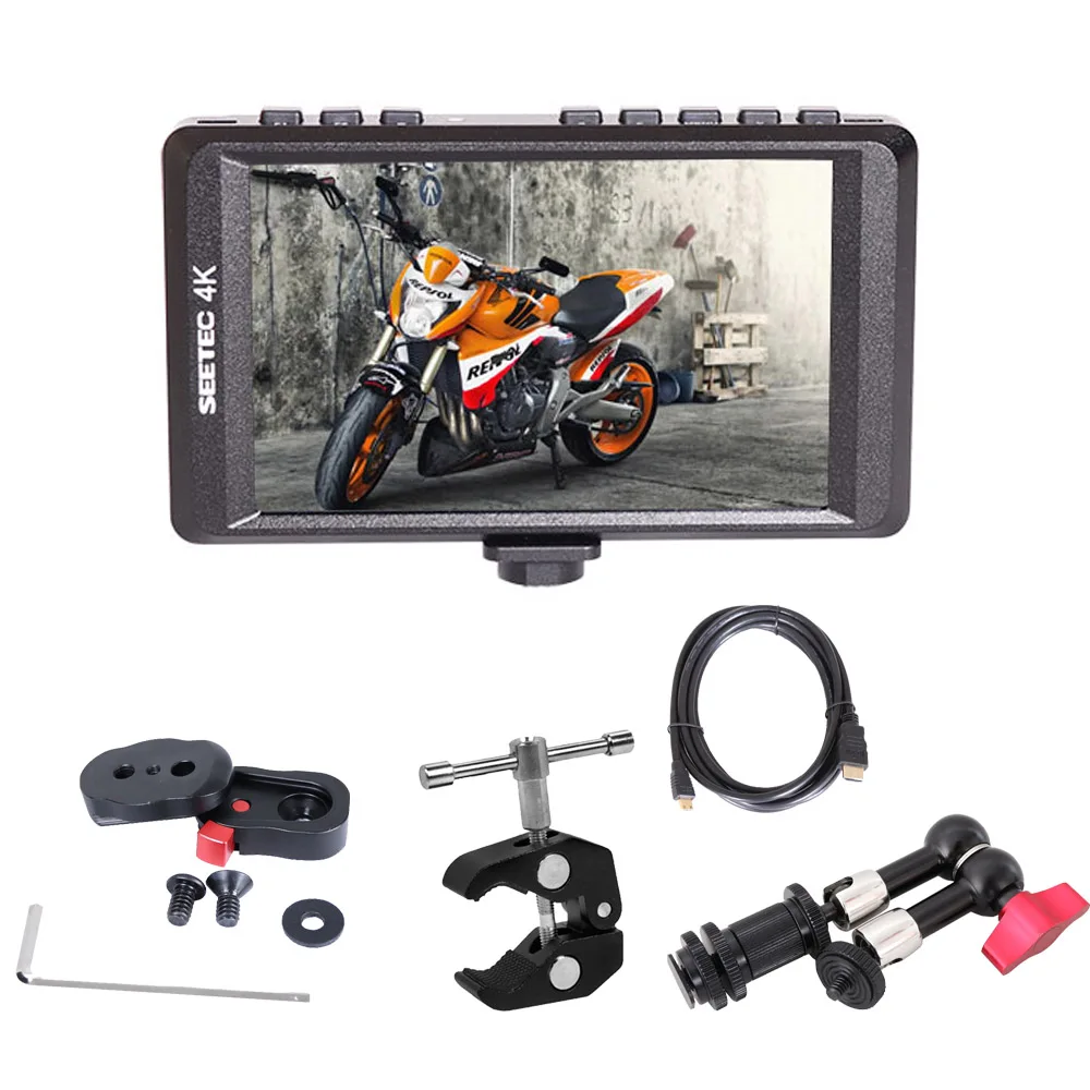 

FEELWORLD F450 4.5" 4K On-camera Monitor with HDMI Input/ Output IPS Full HD 1920x1080 high resolution