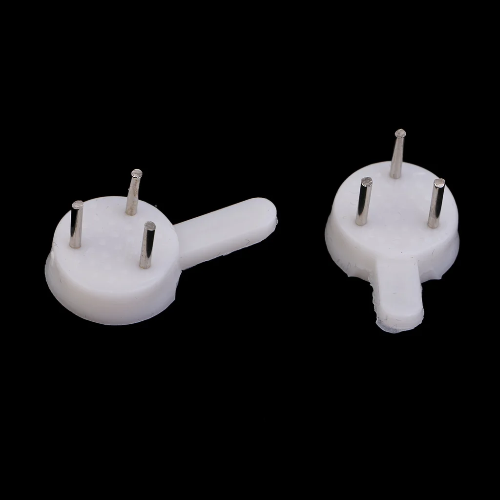 100 Pcs White Painting Photo Frame Hook Plastic Invisible Wall Hooks Mount Photo Picture Nail Hook Mirror Hanging Hanger Craft