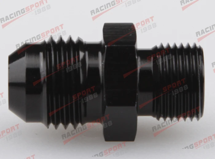 Мужской 6AN 6 вспышки к M10x1.25 (мм) Метрическая Прямой установки|an fittings|fitting anan |