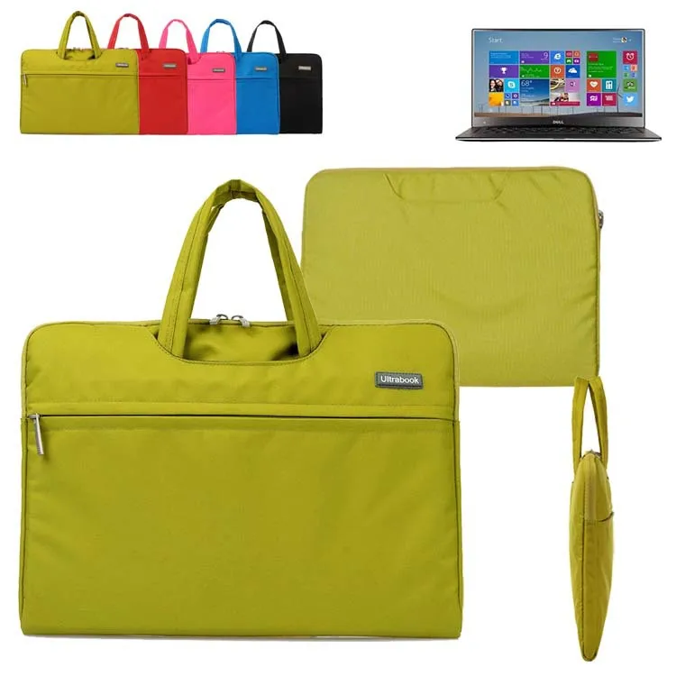 

For Dell XPS 11 13 15 XPS11 XPS13 XPS15 11.6 13.3 15.6 inch Computer Case Canvas Fabric Sleeve Laptop Bag Travel Carry Briefcase