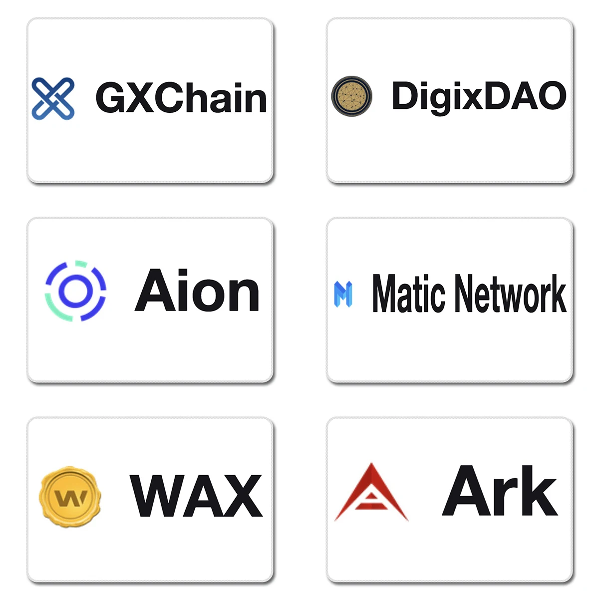 Aion Ark WAX DigixDAO Matic Network Bitcoin Cool Designs натуральный резиновый коврик для мыши ноутбука