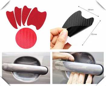 

Car shape 3D carbon fiber door handle wrist anti-scratch sticker for Lexus UX RC ES RX NX LS LF-1 LC CT IS LX GS LF-SA