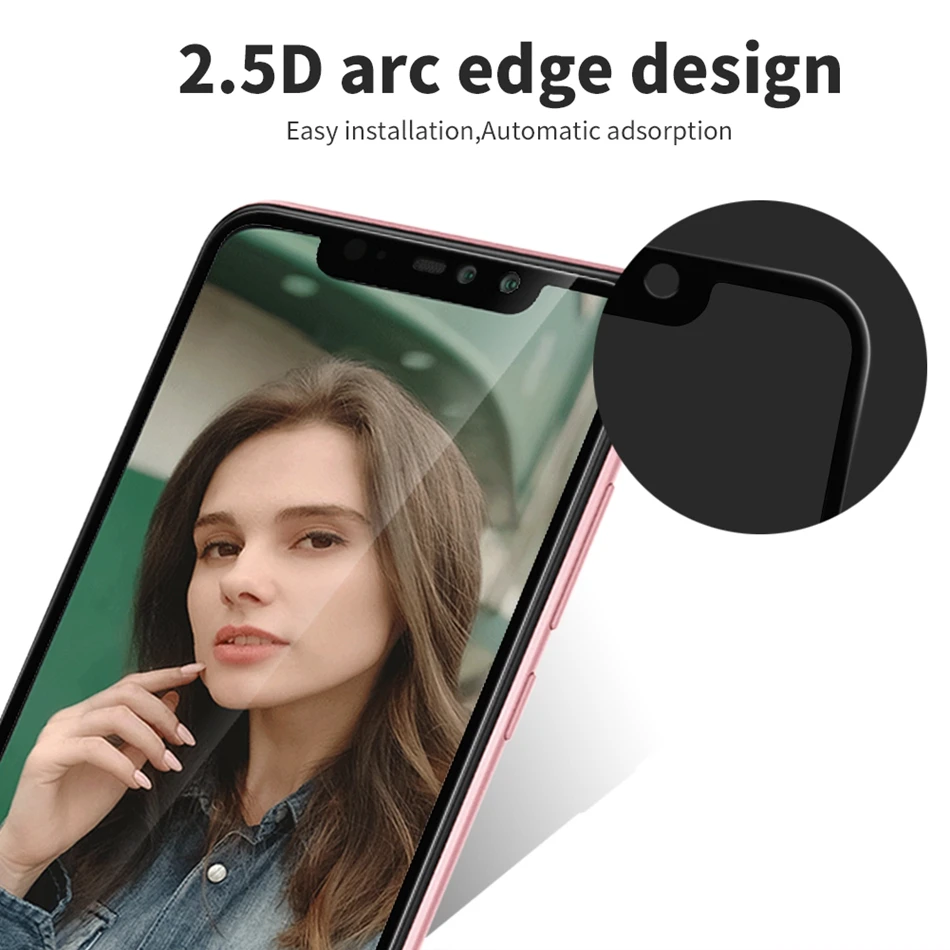 Для Xiaomi Redmi Note 6 Pro защитное стекло Choetech 9H полное клеевое закаленное для Xiao mi Red