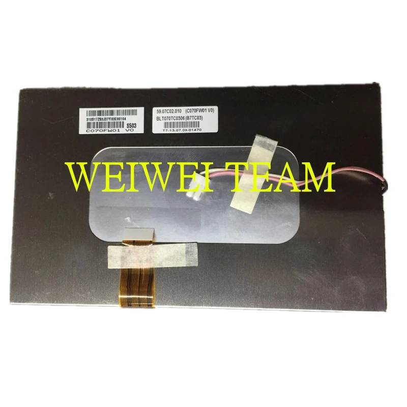 Оригинальный Новый 3 5-дюймовый TFT ЖК-экран для C070FW01 V0 V.0 GPS ЖК-дисплей экран панель