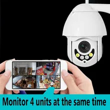 Беспроводная шариковая машина сетевая камера наблюдения наружная Водонепроницаемая уличная дистанционная Wifi сигнализация ONVIF Zoom полноцветная